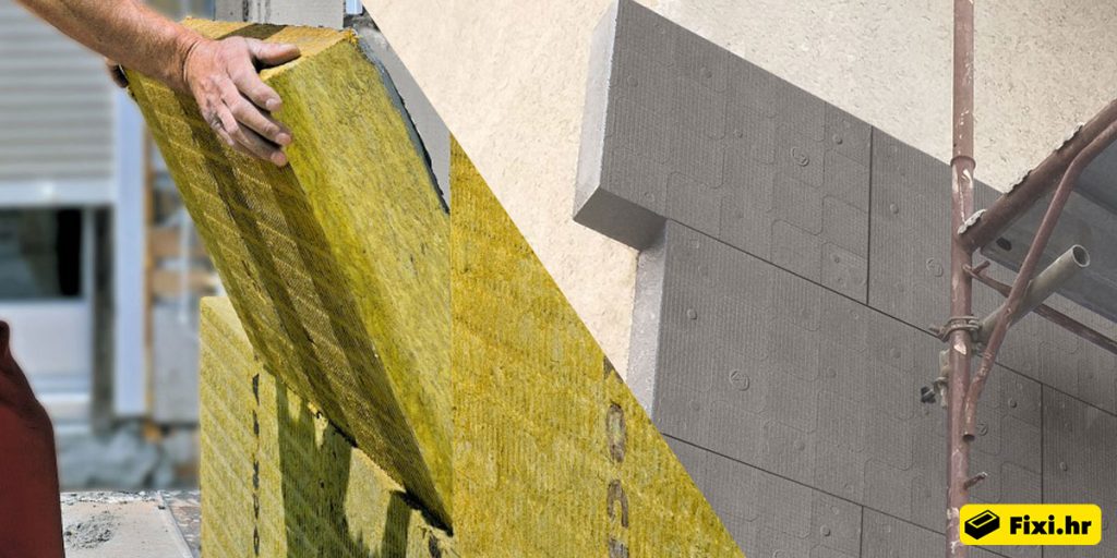 Stiropor ili kamena vuna za fasadu: kompletan vodič